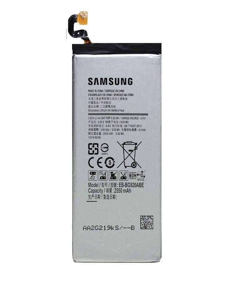 Fonetik opbevaring Tante Samsung Galaxy S6 Replacement Battery SM-G920 - Batteries and Ink