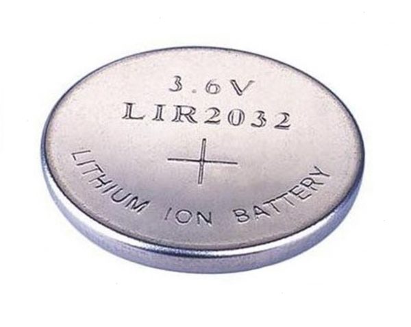 LiR2032 Battery Lithium 3.6V