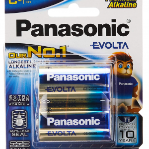 Panasonic C size battery LR14 alkaline heavy duty evolta