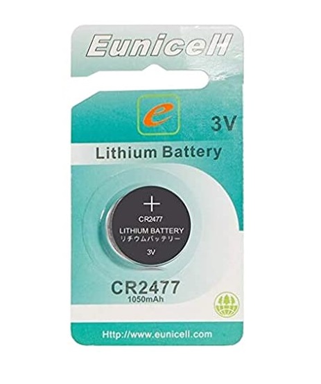 1 pack CR2477 lithium coin batteries 3V