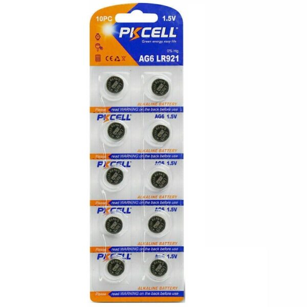 AG6 Battery Pack of 10 Alkaline 1.5V
