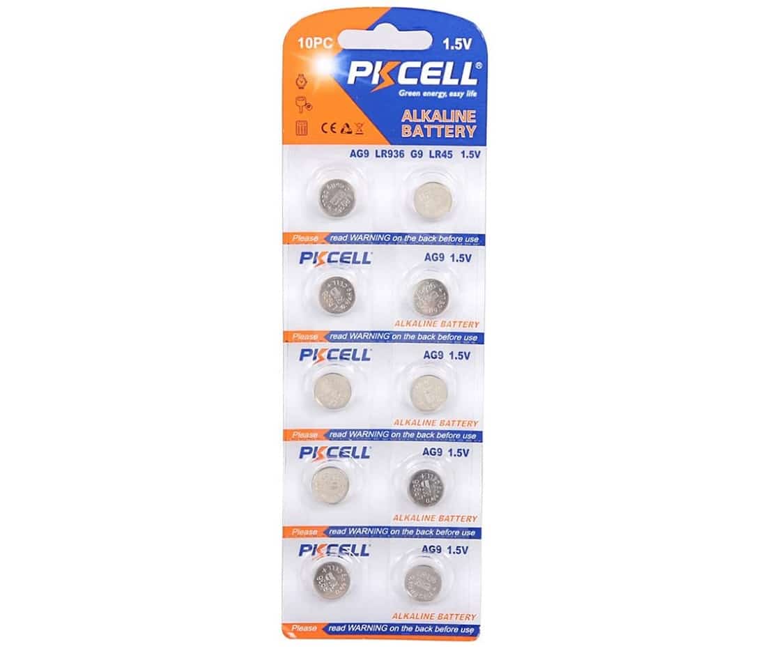 LR936 Battery Pack of 10 Alkaline 1.5V