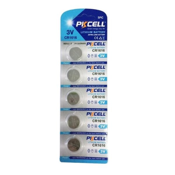 5 Pack DL1616 Lithium 3V Batteries