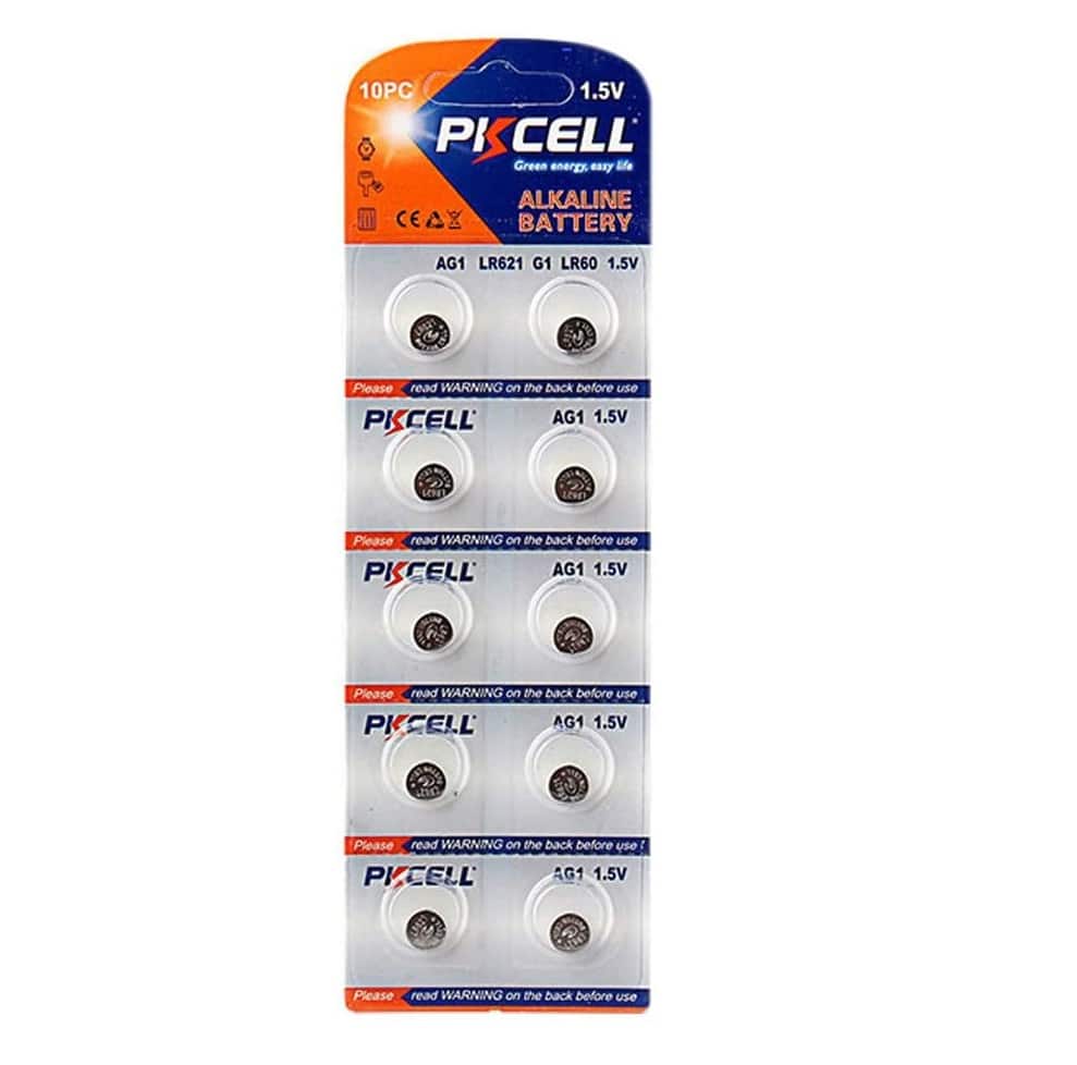LR620 Battery Pack of 10 Alkaline 1.5V