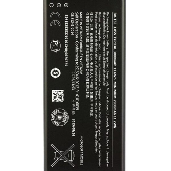 Nokia Lumia 950 Battery BV-T5E Replacement