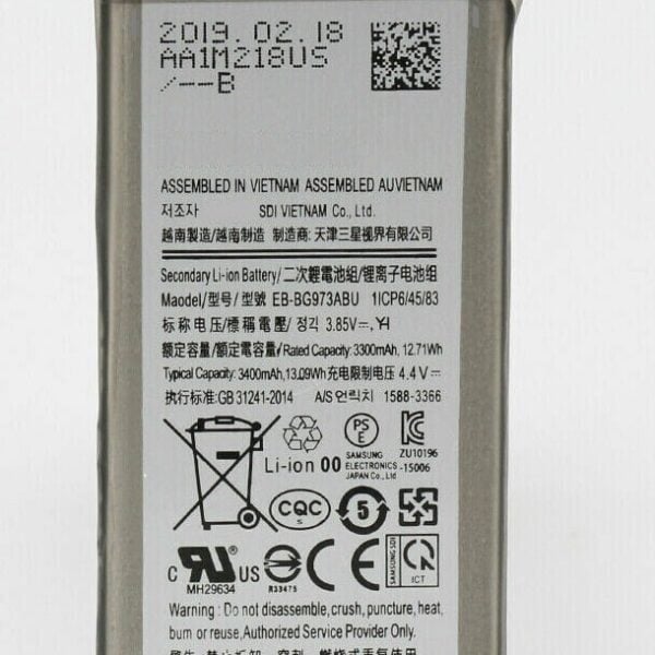 Samsung Galaxy S10 Battery EB-BG973ABU
