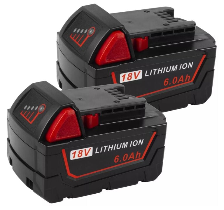 m18 milwaukee battery 6.0ah red and black replacement 48-11-1820 48-11-1850 48-11-1860 48-11-1828 48-11-12