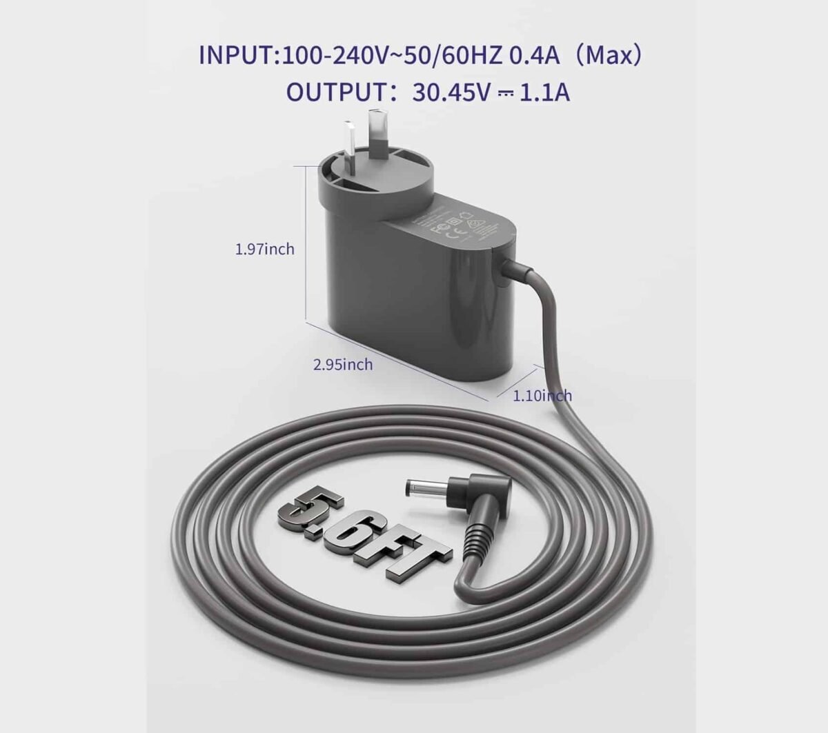 Dyson V11 Battery Charger Compatible with V10, V11, V12, V15 Vacuums - Image 2