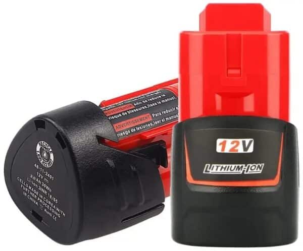 Milwaukee M12 Battery 12V 3.0Ah Replacement Compatible with 48-11 Series and 48-11-2401 to 48-11-2422 Models