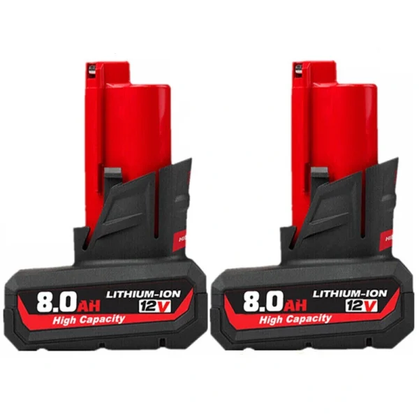 milwaukee-m12-8ah-2pack replacement batteries
