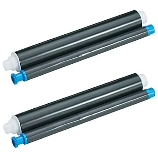 2 Pack - Compatible Panasonic KX-FA93 Thermal Fax Ribbon - Compatible replacement black ribbon roll for Panasonic printers