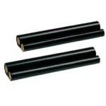 2 Pack - Compatible Sharp UX-3CR Thermal Transfer Fax Roll - Compatible replacement black ribbon roll for Sharp printers