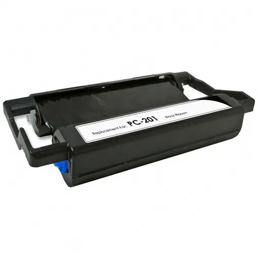 Brother PC-201 Compatible Fax Cartridge With Ribbon Roll - Compatible replacement black ribbon roll for Brother printers