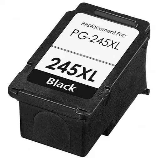 Canon 245XL Black Ink Cartridge - High-Yield - Remanufactured (Replaces Canon 243 Ink) - Compatible replacement black ink cartridge for Canon printers
