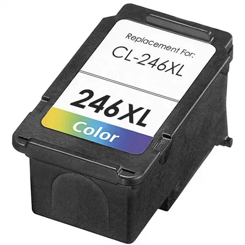 Canon 246XL Color Ink Cartridge - High-Yield - Remanufactured (Replaces Canon 244 Ink) - Compatible replacement color ink cartridge for Canon printers
