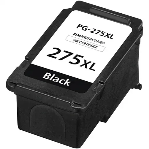 Canon 275 Ink Cartridge, High Yield (XL), Remanufactured (Canon PG-275XL) - Compatible replacement black ink cartridge for Canon printers