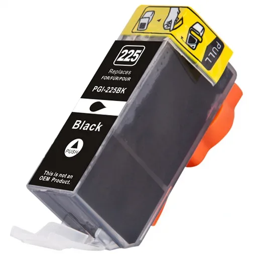 Compatible Canon 225 Black Ink Cartridge (PGI-225BK) - Compatible replacement black ink cartridge for Canon printers