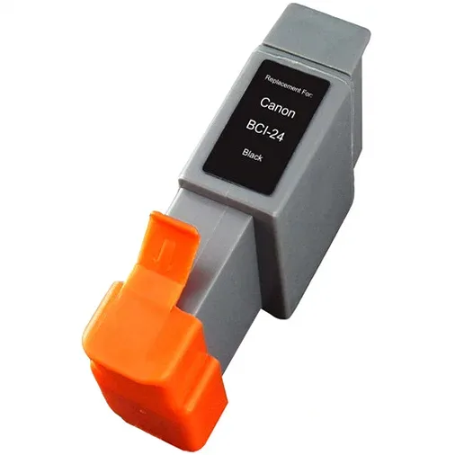 Compatible Canon BCI-24 Black Ink Cartridge - Compatible replacement black ink cartridge for Canon printers
