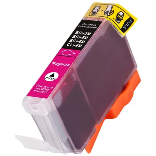 Compatible Canon BCI-6M Magenta Ink Cartridge (4707A003) - Compatible replacement magenta ink cartridge for Canon printers