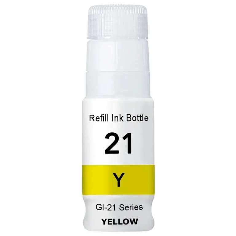 Compatible Canon GI-21 Yellow Ink Bottle - Compatible replacement yellow ink bottle for Canon printers
