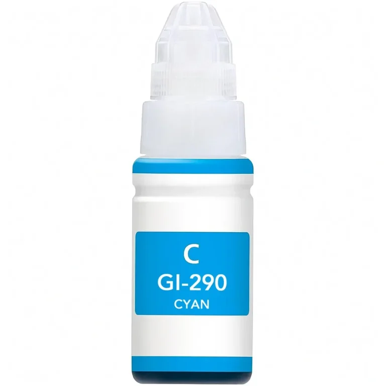 Compatible Canon GI-290 Cyan Ink Bottle - Compatible replacement cyan ink bottle for Canon printers