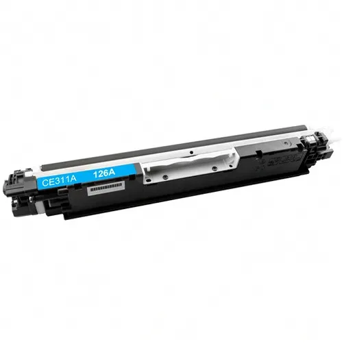 Compatible HP 126A Cyan Toner Cartridge (CE311A) - Compatible replacement cyan toner cartridge for HP printers