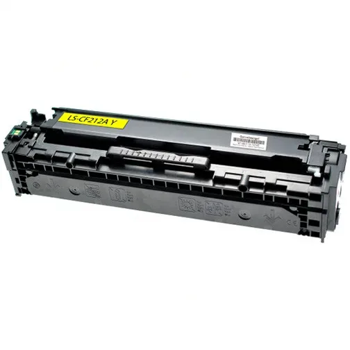 Compatible HP 131A Yellow Toner Cartridge (CF212A) - Compatible replacement yellow toner cartridge for HP printers