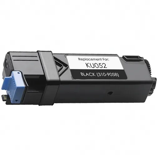 Dell 1320 Black Compatible Toner Cartridge (310-9058), KU052 - Compatible replacement black toner cartridge for Dell printers