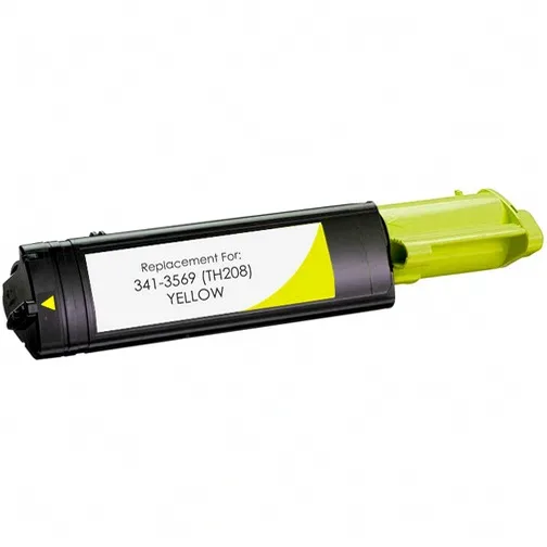Dell 3010cn Yellow Compatible Toner Cartridge (341-3569), TH208 - Compatible replacement yellow toner cartridge for Dell printers