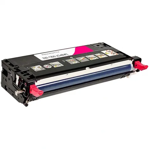 Dell 3130cn High-Yield Magenta Compatible Toner Cartridge (330-1200), G484F - 9,000 Pages - Compatible replacement magenta toner cartridge for Dell printers