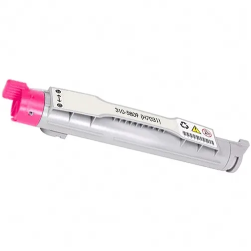 Dell 5100cn Magenta Remanufactured Toner Cartridge (310-5809), H7031 - Compatible replacement magenta toner cartridge for Dell printers