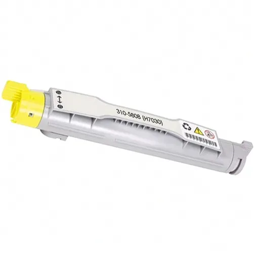 Dell 5100cn Yellow Remanufactured Toner Cartridge (310-5808), H7030 - Compatible replacement yellow toner cartridge for Dell printers