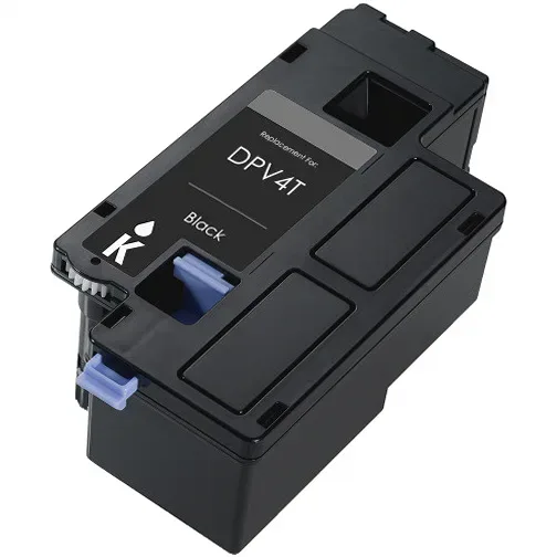Dell E525W Black Compatible Toner Cartridge (593-BBJX), DPV4T - Compatible replacement black toner cartridge for Dell printers