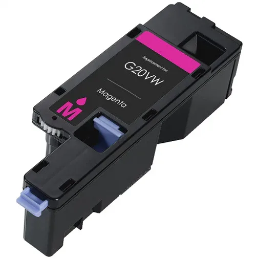 Dell E525W Magenta Compatible Toner Cartridge (593-BBJV), G20VW - Compatible replacement magenta toner cartridge for Dell printers