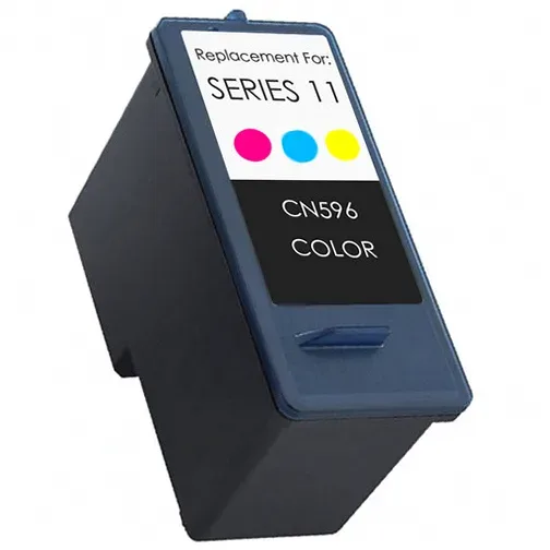 Dell Series 11 Color Remanufactured Ink Cartridge (CN596) - Compatible replacement color ink cartridge for Dell printers