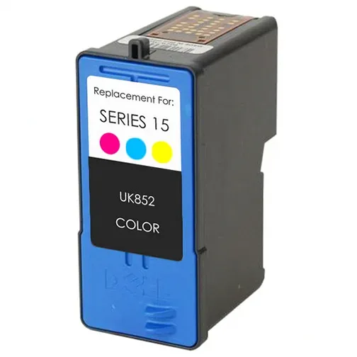 Dell Series 15 Color Remanufactured Ink Cartridge (UK852) - Compatible replacement color ink cartridge for Dell printers