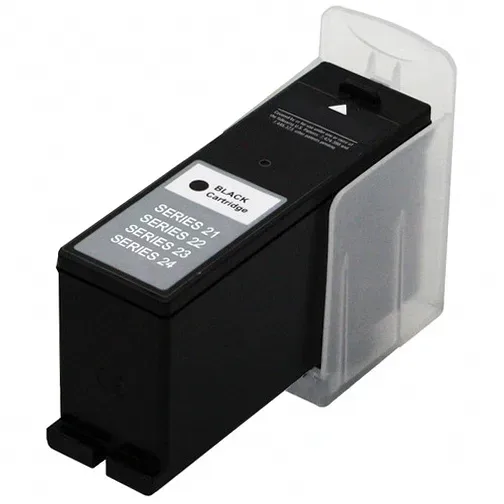 Dell Series 22 High-Yield Black Compatible Ink Cartridge (U313R) Replaces Dell Series 21 - Compatible replacement black ink cartridge for Dell printers
