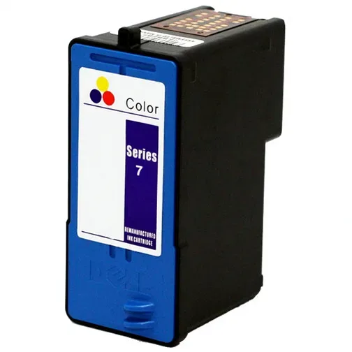 Dell Series 7 (CH884) Color Remanufactured Ink Cartridge - Compatible replacement color ink cartridge for Dell printers