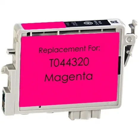 Epson T044320 Magenta Remanufactured Ink Cartridge - Compatible replacement magenta ink cartridge for Epson printers