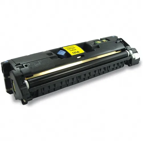 HP 121A Yellow Remanufactured Toner Cartridge (C9702A) - Compatible replacement yellow toner cartridge for HP printers