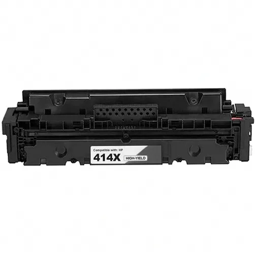 HP 414X Black Toner Cartridge - High-Yield - Remanufactured (W2020X) - Compatible replacement black toner cartridge for HP printers