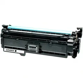HP 507X Black Toner Cartridge - High-Yield Remanufactured (CE400X) - Compatible replacement black toner cartridge for HP printers