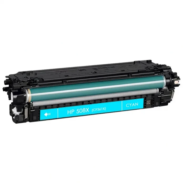 HP 508X Cyan Toner Cartridge - High-Yield - Remanufactured (CF361X) - Compatible replacement cyan toner cartridge for HP printers