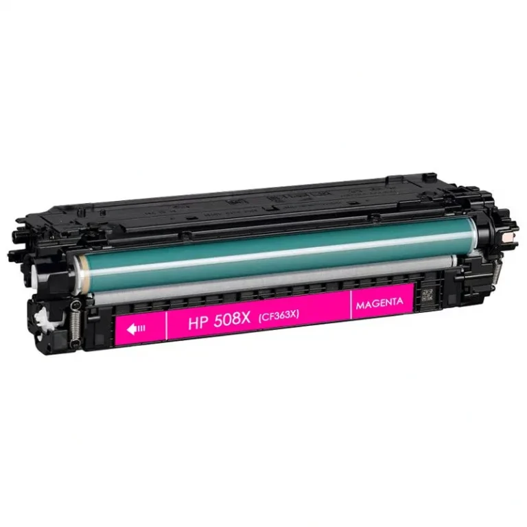 HP 508X Magenta Toner Cartridge - High-Yield - Remanufactured (CF363X) - Compatible replacement magenta toner cartridge for HP printers