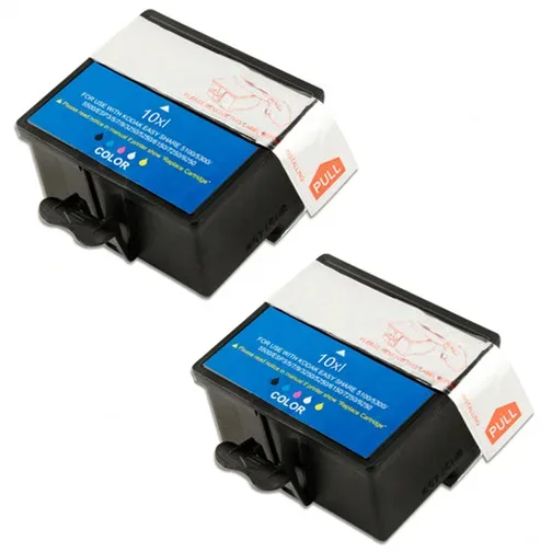 Kodak 10 Color Compatible Ink Cartridge (1810829) - 2 Pack - Compatible replacement color ink cartridge for Kodak printers