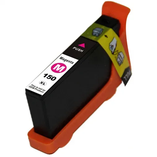 Lexmark 150XL High-Yield Magenta Compatible Ink Cartridge (14N1616) - Compatible replacement magenta ink cartridge for Lexmark printers