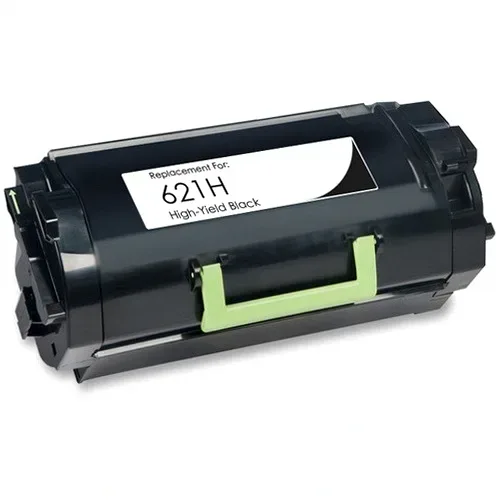 Lexmark 621H Toner Cartridge - High-Yield Compatible (62D1H00) - Compatible replacement black toner cartridge for Lexmark printers