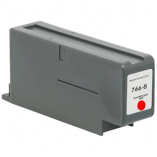 Pitney-Bowes 766-8 Fluorescent Red Compatible Ink Cartridge - Compatible replacement red ink cartridge for Pitney Bowes printers
