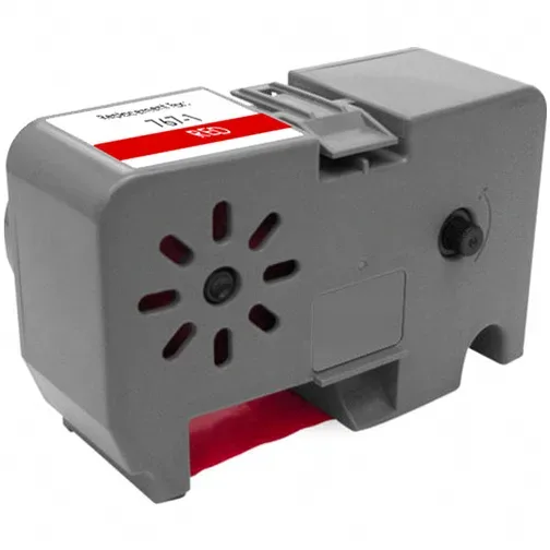Pitney-Bowes 767-1 Red Ribbon Compatible Cassette - Compatible replacement red ink cartridge for Pitney Bowes printers
