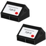 Pitney-Bowes 769-0 Fluorescent Red Compatible Ink Cartridge - Image 2 - Pitney Bowes compatible ink cartridge